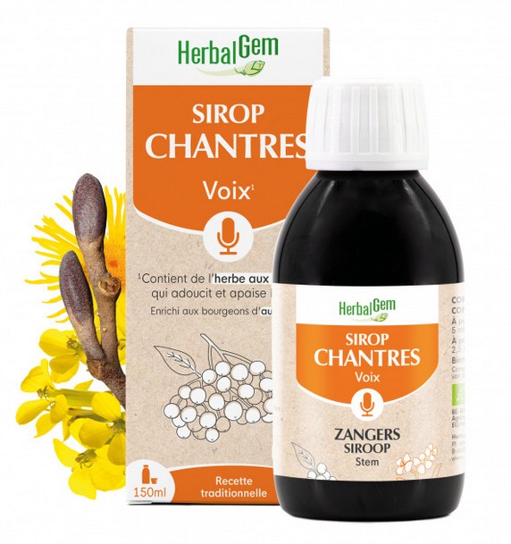 Herbalgem Sirop Chantres Voix Bio 150ml